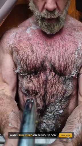 Hairy Muscle Bear Cools Down