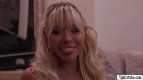 Two horny Trans Brittney Kade and Lola Morena anal sex