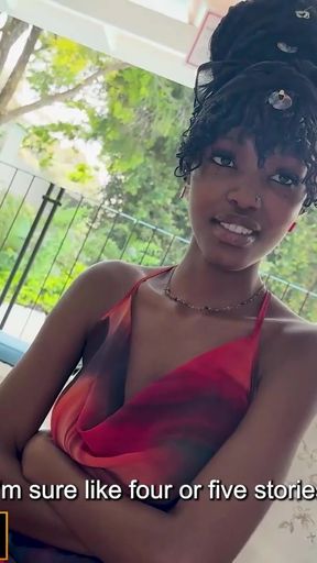 She likes it ROUGH and fast... FACEFUCKED this CUTE EBONY badass motorcycle rider   Clip 1