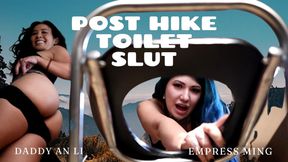 Toilet for Two Sweaty Hot Asian Goddesses