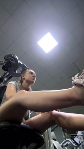 Unforgettable moment from "Passionate sex with a stranger after training"