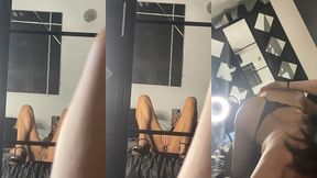 masturbation face au miroircette video est magique je me caresse devant la ...