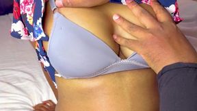 Romantic New Year Evening Surprise with Stepsister - A Sri Lankan Adventure - අවුරුදු දවසේ හුකපුවා Sri Lankan New year evening romantic fuck with stepsister