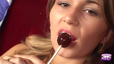 The busty blonde wants to experiment and decides to have an exciting anal adventure