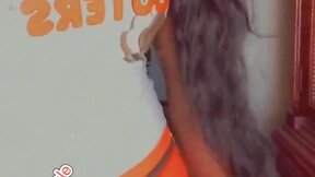 Atlanta hooters trans make her special sauce before work