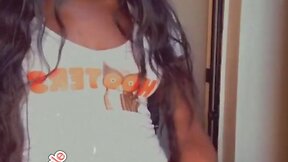 Atlanta hooters trans make her special sauce before work