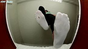 6ft Queen bug SOCK STOMPS! GIANTESS CRUSH! - MOV