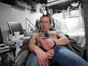 BEERMUNKIE TATTOOED WHITE BOY PUNK JERKS HIS HIGH COCK KINKY CLOUDY CLOSE UP IM GONNA CUMSHOT