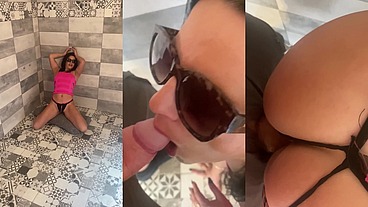Twerking in My Tight Pink Dress Before Getting Fucked Hard in Doggystyle – American MILF Sucks & Rides