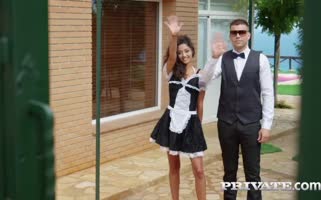 Olivia Sin's Sizzling Maid Fantasies with Alberto Blanco