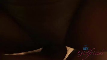 Noemie Bilas is a small titted, ebony babe who likes to suck and ride a white dick