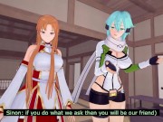 SAO: Futa Sinon & Futa Asuna test your strength | Female Taker POV