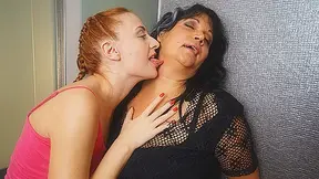 Horny Bbw Lesbian Playing With A Hot Young Babe - MatureNL