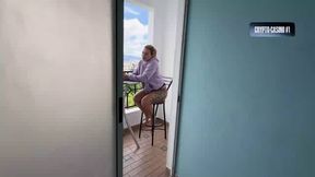 Hot latina stepsister gets creampied by hefty chisel after being spied on and tearing up her.