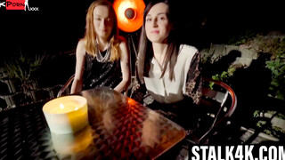 Lesbians Share Their Girlfriend For A Threesome With Big Dick