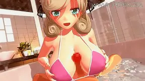 Busty Maid Tempts Client with Sensual Tit-Fuck During Steamy Massage