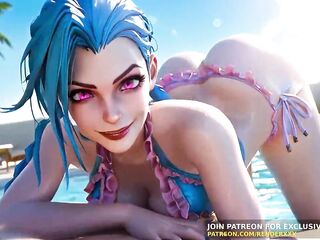 Jinx Titjob Cum On Face