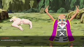 super slut z tournament 2 [dragon ball hentai game parody] ep3 android 18 is squirting while the old pervert is fucking her ass