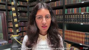 Botanist Girl in Glasses Wants to Fuck Instead of Reading Smart Books