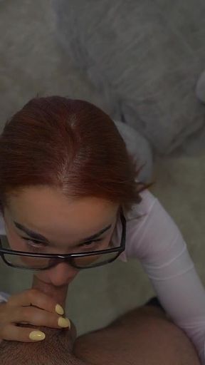 My Psychologist Is the Best at Doing Footjob! She Let Me Cum in Her Ass!