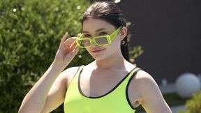 Enchanting Virgin Butterfly at pool trailer