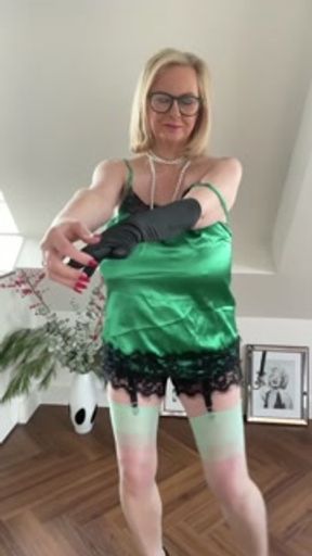 French satin knickers