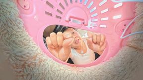 POV The Giantess's Stinking Socks Crush the Dwarf's Face