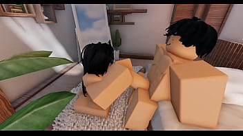 Lambendo e Masturbando o Pau - Roblox Anima&ccedil_&atilde_o