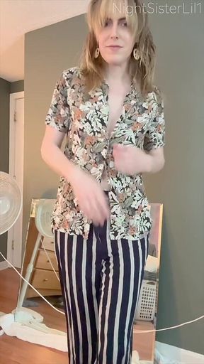 Behind the Scenes Strip Tease with Nightsisterlil1