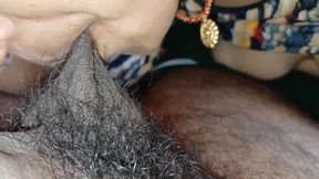 Gave Blowjob From Mouth and Also Made to Drink Cream