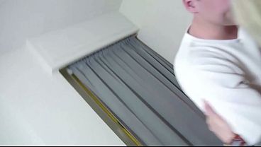 A tall young man goes bottom to top with a mature Colombian woman in an