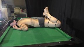 The Studio Files - Supertight Zip-Tie Scorpion Style Hogtie for TattoeDMomo - Part 1 mp4