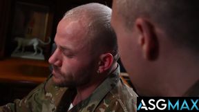 ACTIVE DUTY - Big Cock Sergeant Takes Control of Corporal River North