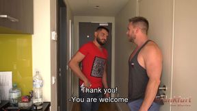 Invited man gets anally drilled
