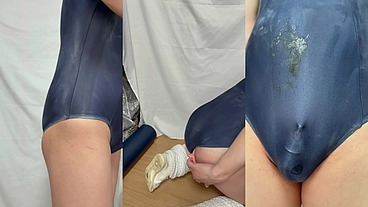 クラスの男子に小便やザーメンをぶっかけられた匂う肉便器スクール水着を着て極太アナルディルド調教
