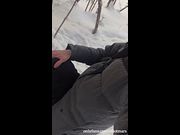 18 y/o boys explore winter suck
