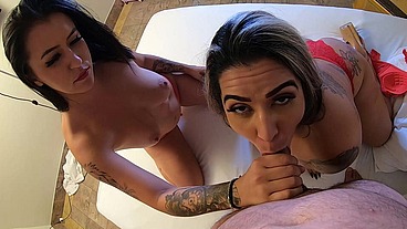 Um menage com duas gostosas - Victoria Dias - Sophia Wolf