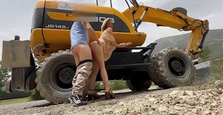 partie de cul sur le chantier