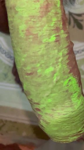Indian Desi Boy Big green colour cock   Clip 1