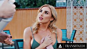 TRANSFIXED - 2 Ginger Transgenders Fuck Kenzie Anne