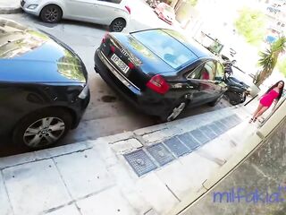 Nasty Sex Date with Hawt Brunette hair Greek Playgirl from Athens