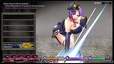 Karryn's Prison [PornPlay Hentai game] Ep.13 a good prison monster and BBC blowbang