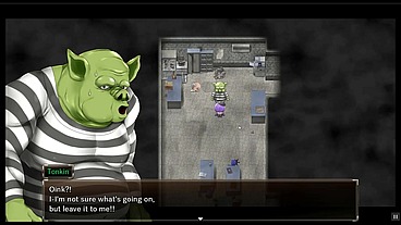 Karryn's Prison [PornPlay Hentai game] Ep.13 a good prison monster and BBC blowbang