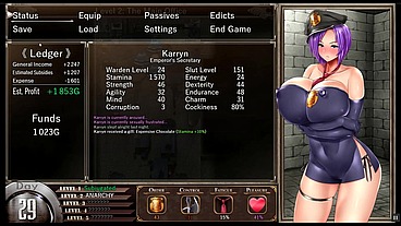 Karryn's Prison [PornPlay Hentai game] Ep.13 a good prison monster and BBC blowbang