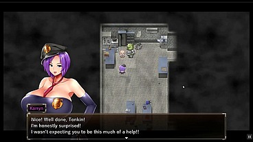 Karryn's Prison [PornPlay Hentai game] Ep.13 a good prison monster and BBC blowbang