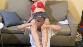 Cher Woods Unedited Scissorhold Video