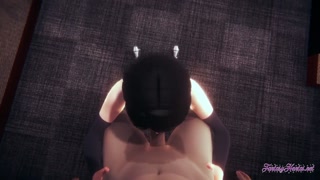 Naruto Hentai - Sarada Blowjob with POV (Uncensored)