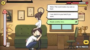 Hentai Game - Problematic Student - Detention LVL 1 - - Erotic Teacher