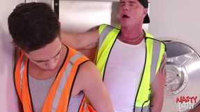 NASTYDADDY Buff Guy Ryan Carter Drops His Load Inside Twink Benvi