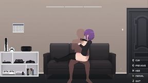 Passive girl with big and natural tits gets fucked in all holes